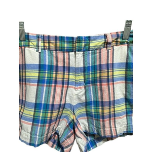 KHAKIS by GAP‎ Multi-Color PLAID "CITY 3 Inch" Shorts Sz 10 4 Pockets